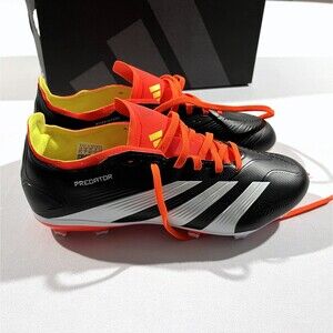 Adidas Predator League FG Soccer Cleats Black Mens Sz 7.5 Wmns Sz 8.5 Shoes NIB